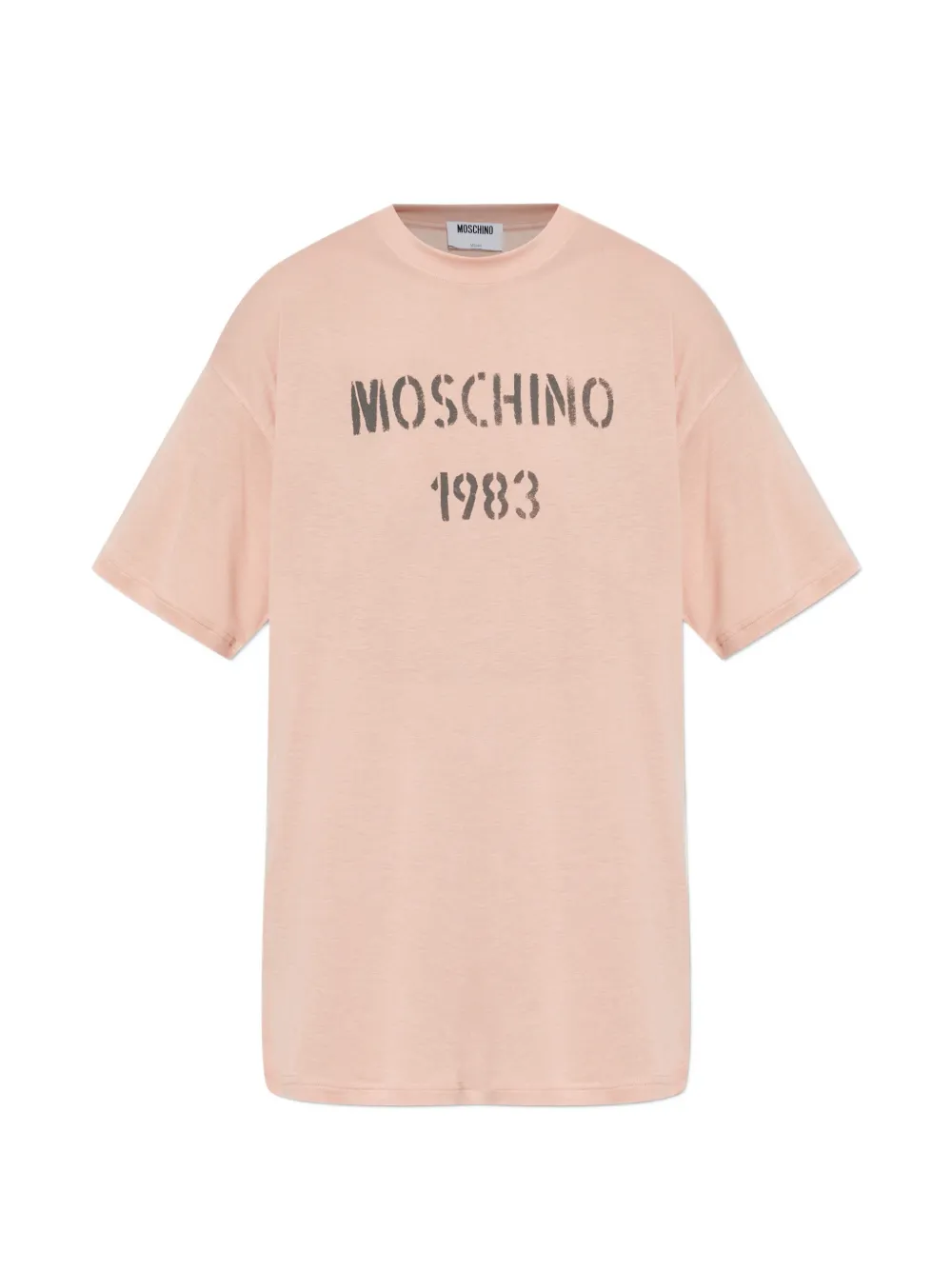 Moschino logo-print T-shirt - Rosa
