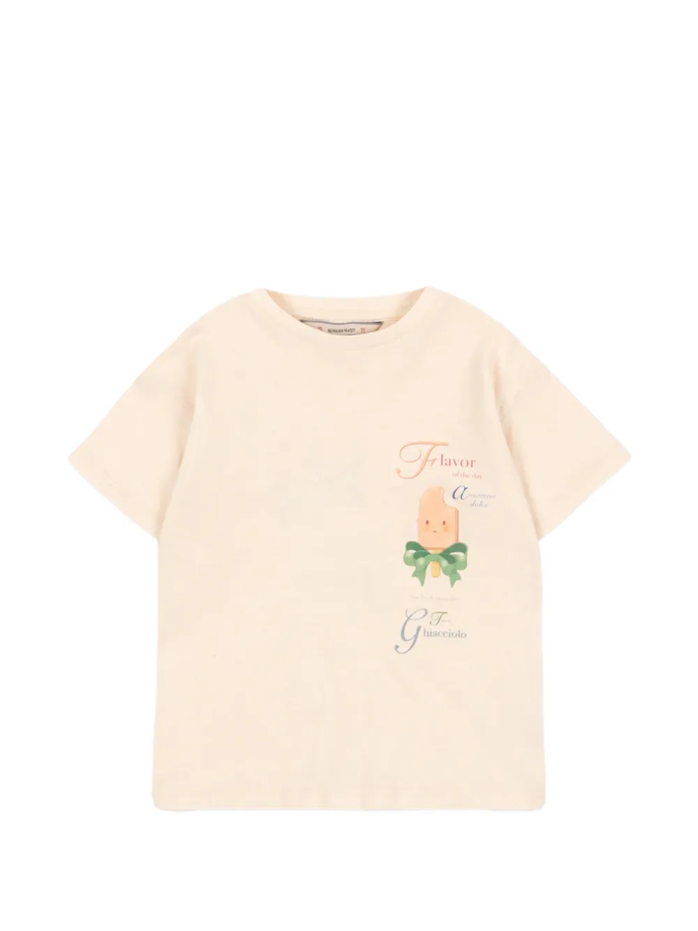 Konges Sløjd Era graphic-print T-shirt - Nude