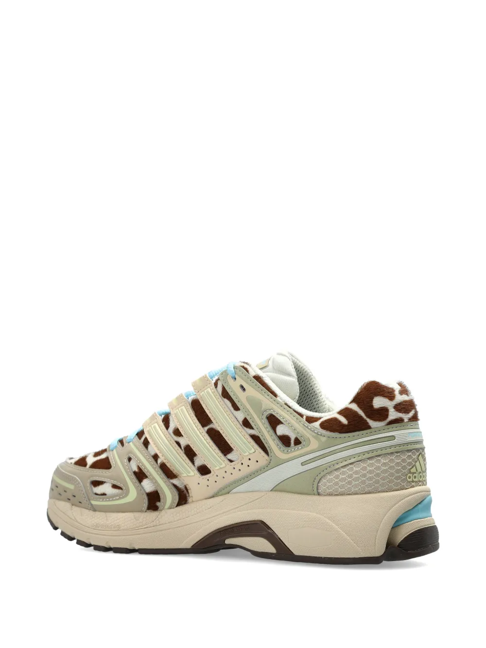 adidas Adistar Control 5 giraffe-print sneakers Beige