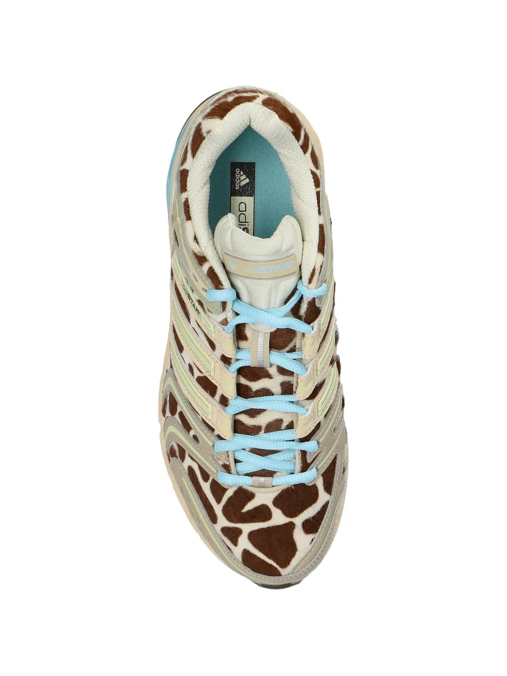 adidas Adistar Control 5 giraffe-print sneakers Beige