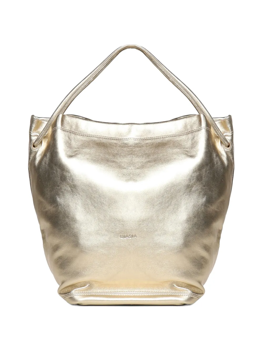 BIASIA Borsa tote con effetto metallizzato - Oro