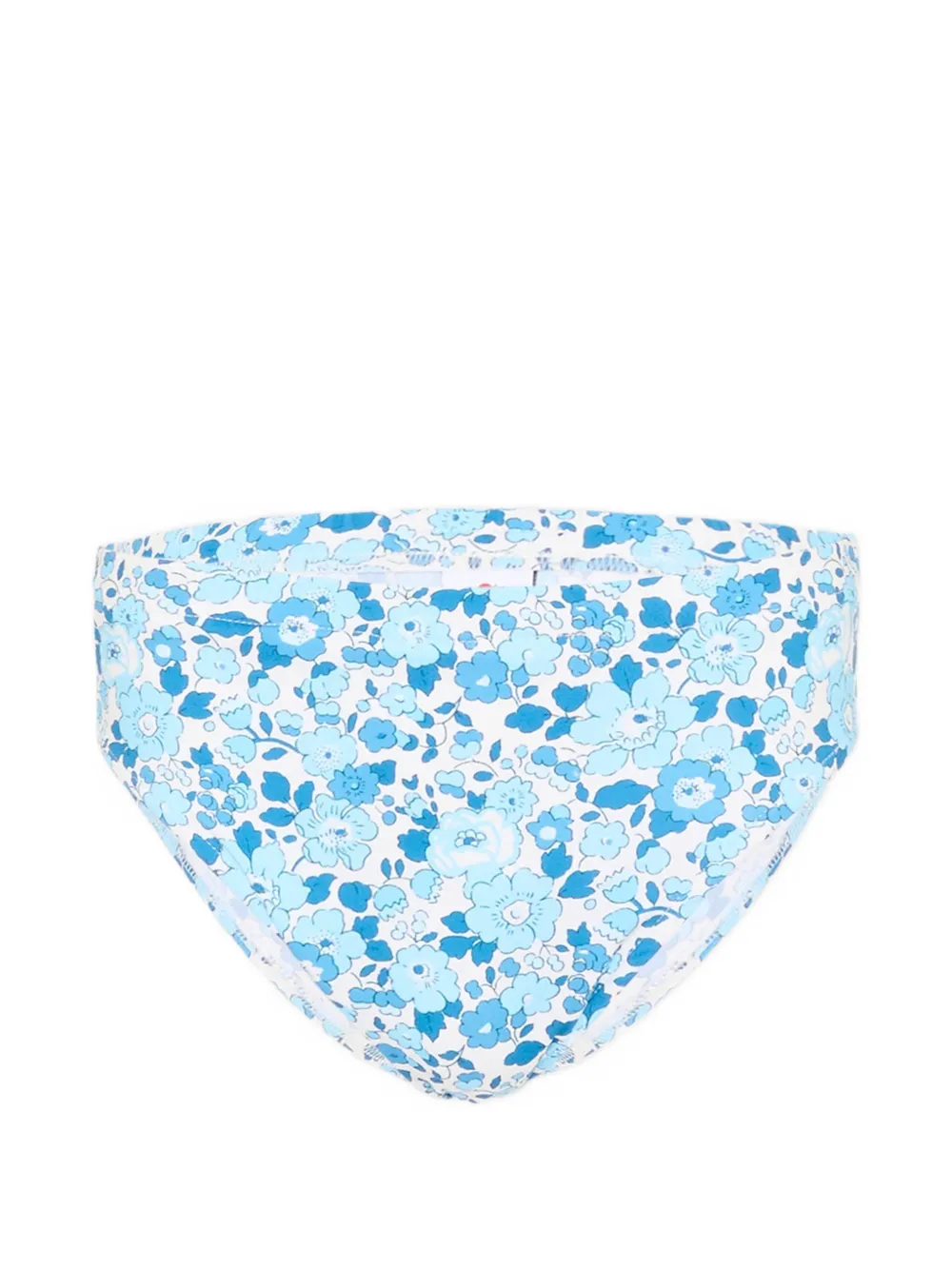 Pesciolino Rosso Kids floral-print swim briefs - Bianco