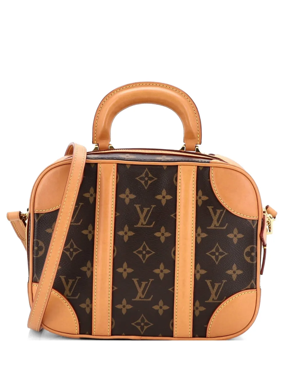 Louis Vuitton Pre-Owned Valisette Handbag Monogram Canvas PM satchel - Marrone