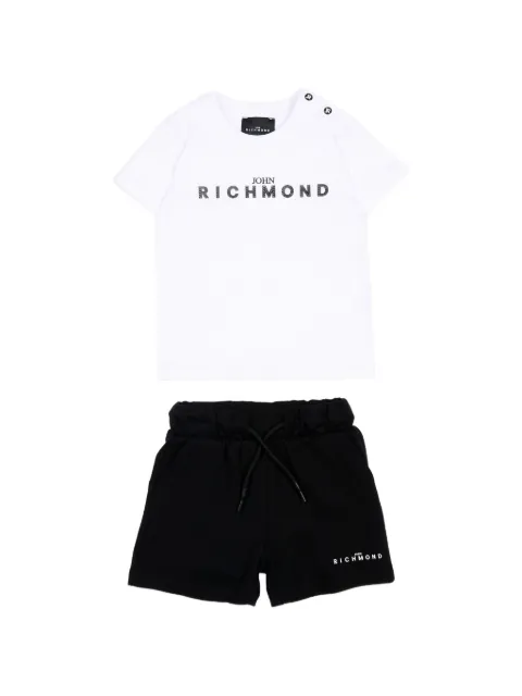 John Richmond Junior logo-print cotton tracksuit set
