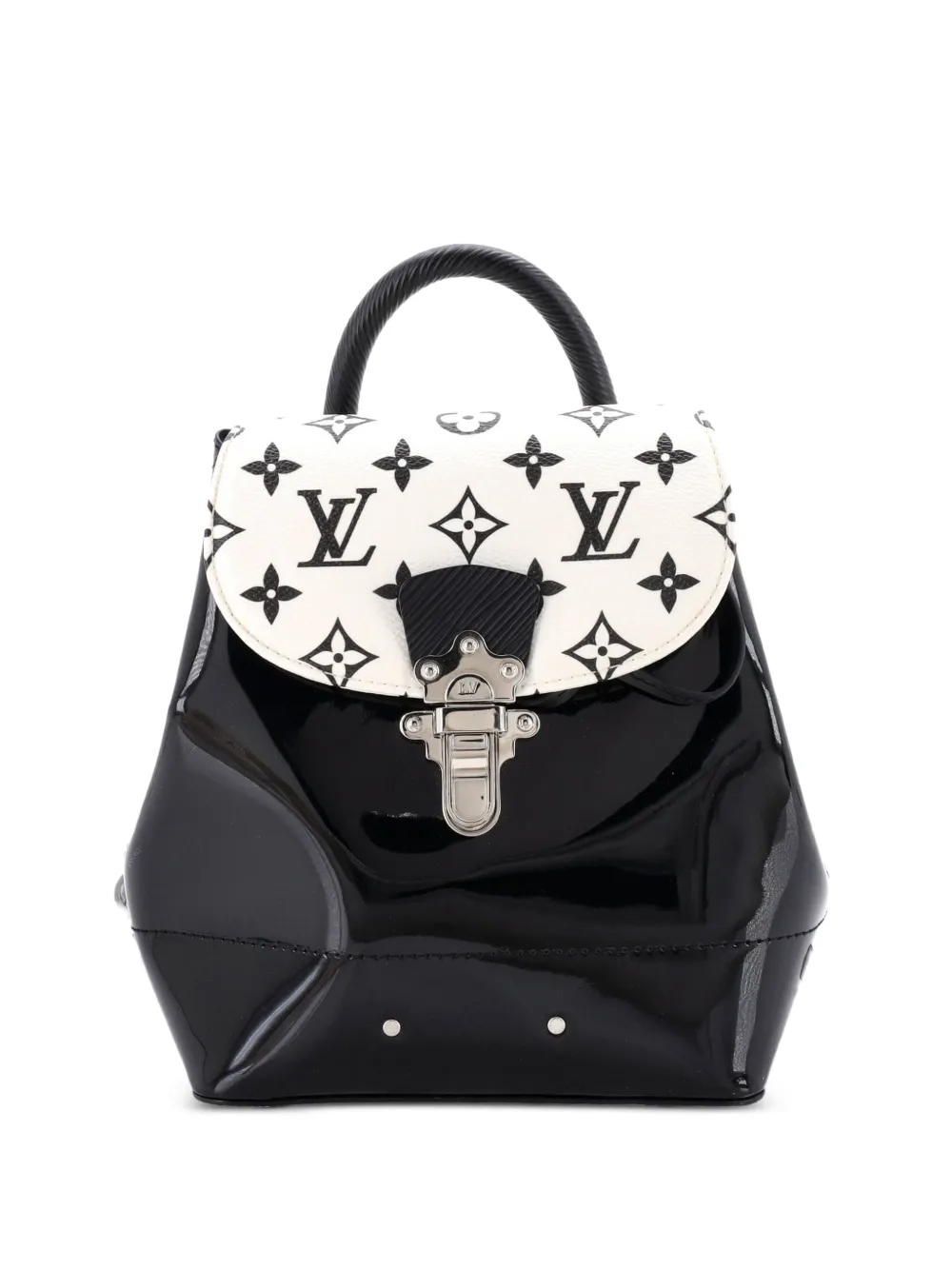 Louis Vuitton Pre-Owned Hot Springs Vernis with Monogram Canvas backpack - Schwarz