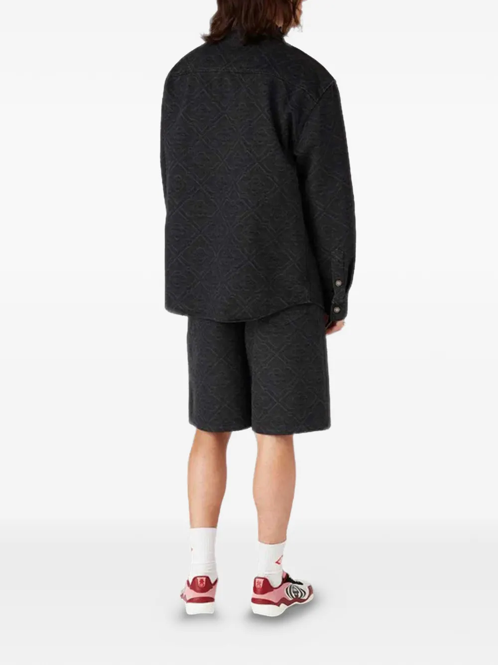 Casablanca Shorts met monogram Zwart