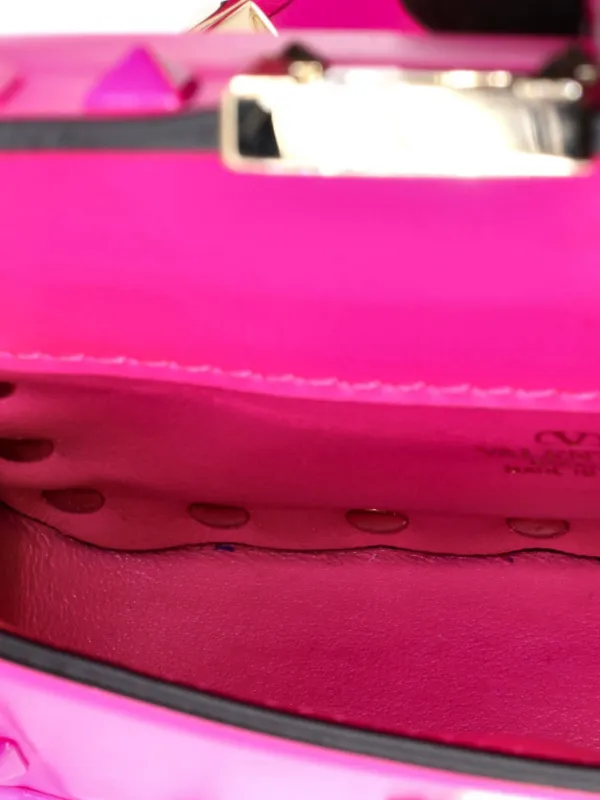 Valentino Garavani Pre-Owned ロックスタッズ 23 レザー マイクロ