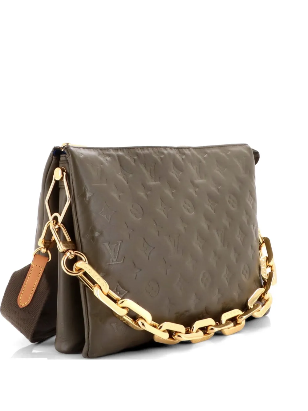 Louis Vuitton Pre-Owned Coussin Bag Monogram Embossed Lambskin MM crossbody bag - Verde
