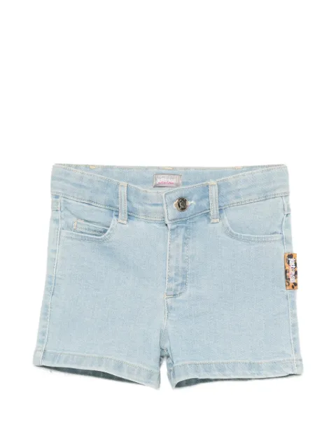 Just Cavalli logo-tag denim shorts