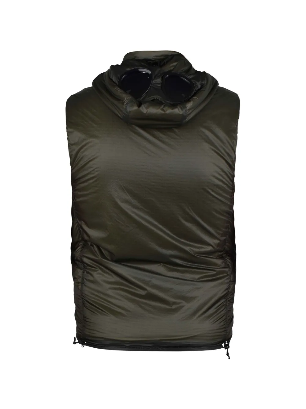 C.P. Company Nada Shell bodywarmer met goggle detail Groen