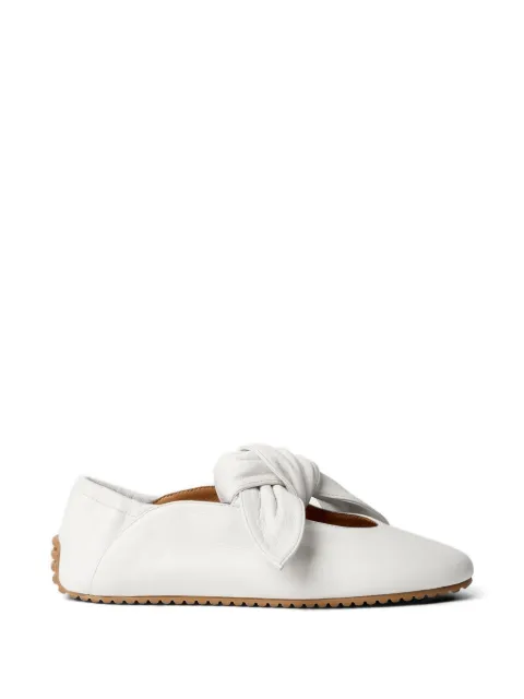 ODISSI Tess knotted leather sneakers