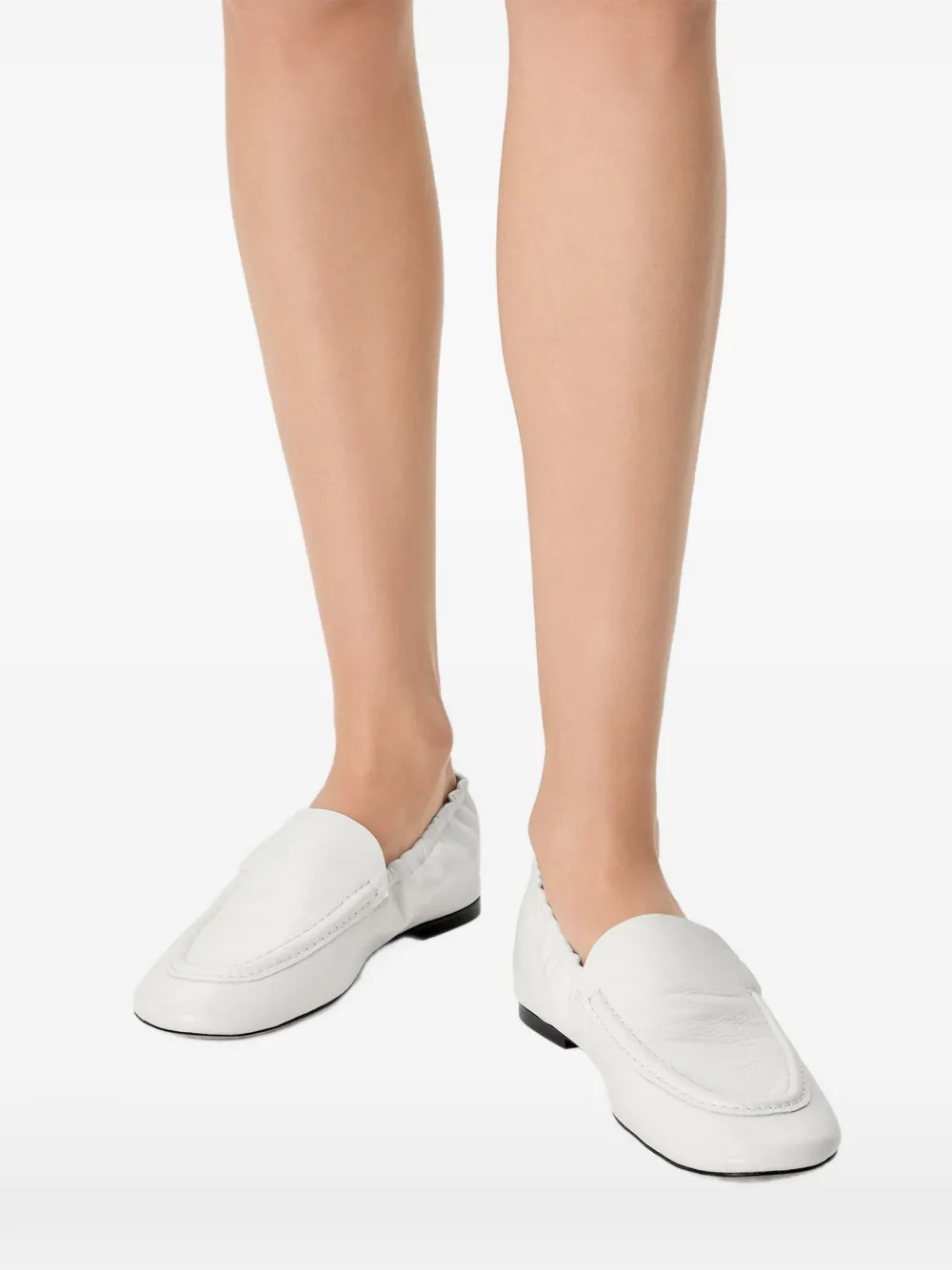 ODISSI Juno leren loafers Wit