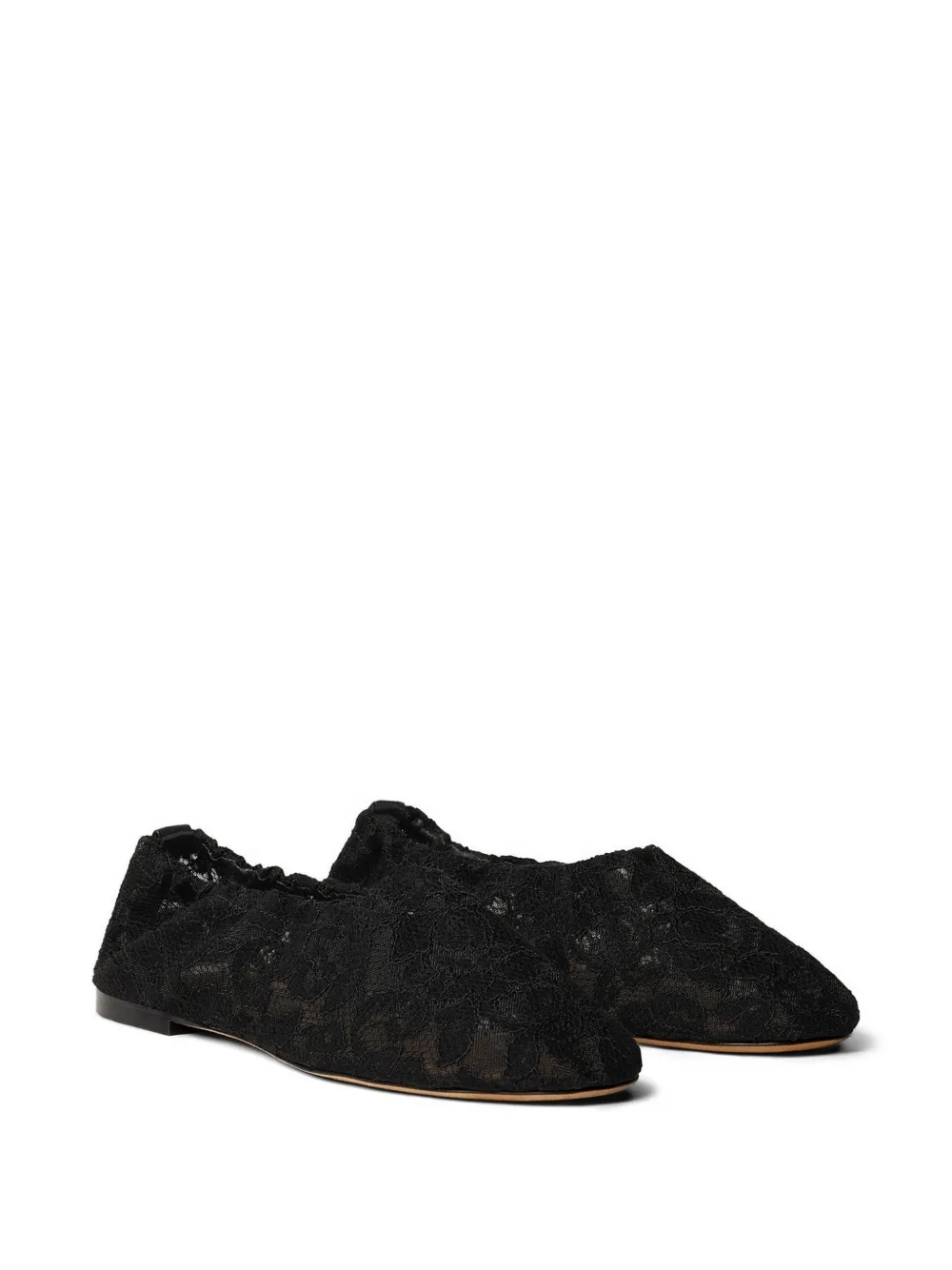 ODISSI Aicha lace ballet flats Wit