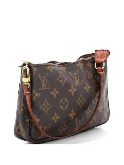 Louis Vuitton Pre-Owned bolsa de mano Pochette Accessories de lona con monograma