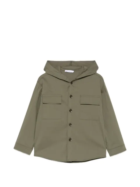 Paolo Pecora Kids chest-pocket hooded shirt
