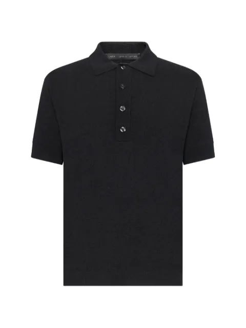 Low Brand ribbed-trim knitted polo shirt