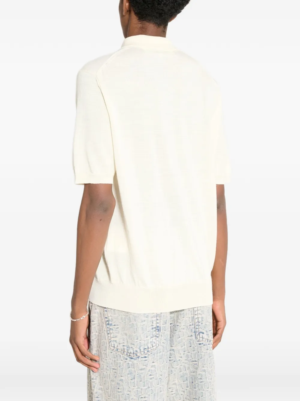 Comme Des Garçons Play T-shirt met hartpatch Beige