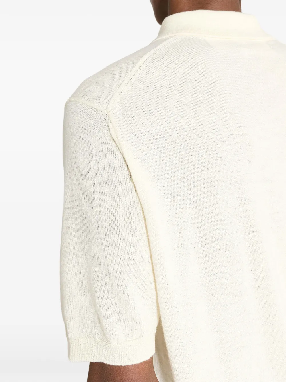 Comme Des Garçons Play T-shirt met hartpatch Beige