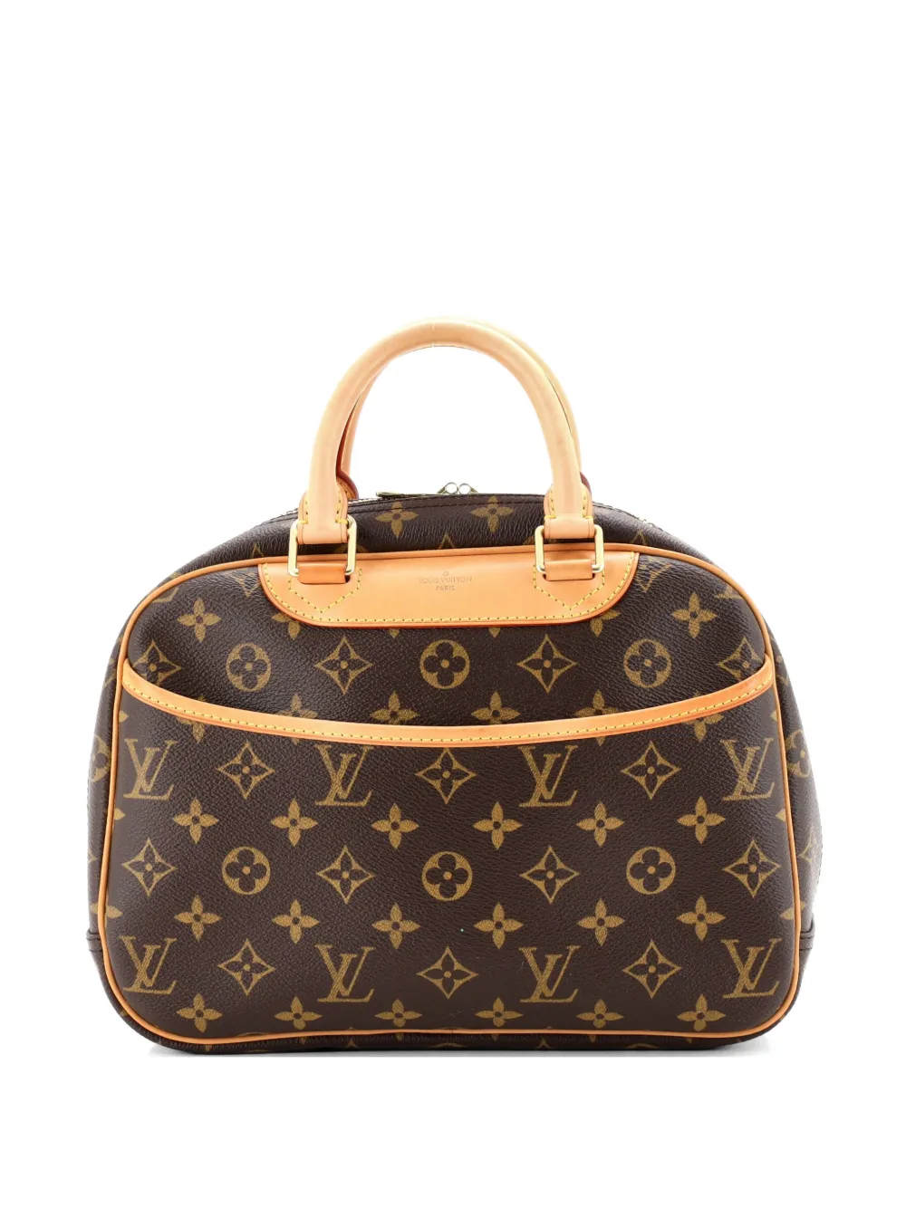Louis Vuitton Pre-Owned Trouville Handbag Monogram Canvas satchel - Marrone