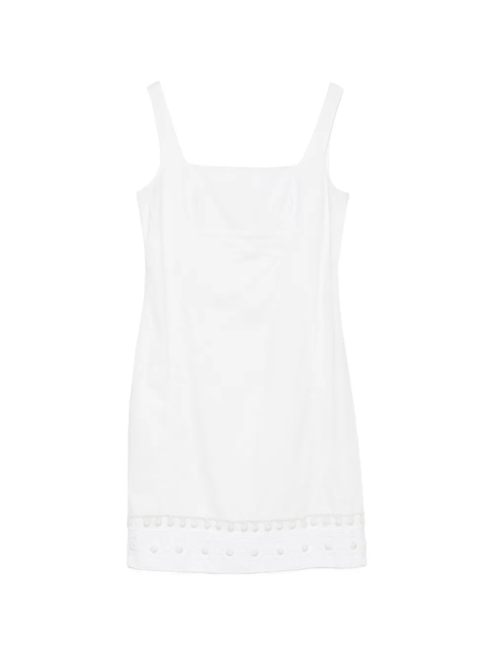 Valentino Garavani Pre-Owned 2000s embroidered-hem mini dress - Bianco