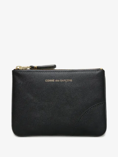 Comme Des Garçons portefeuille en cuir à fermeture zippée