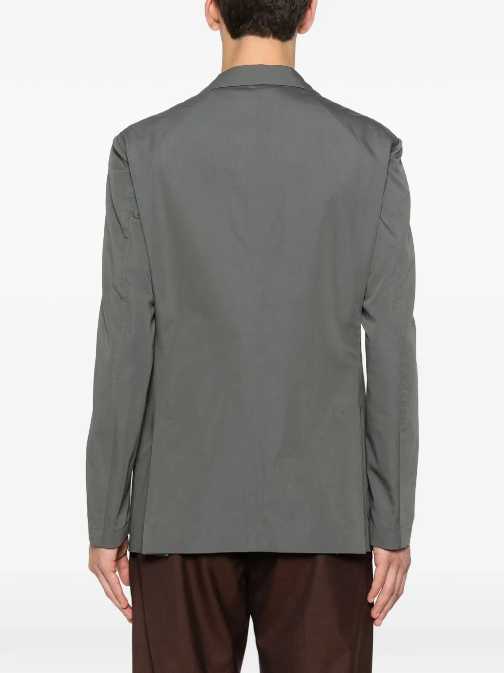 Lardini Blazer met enkele rij knopen Grijs