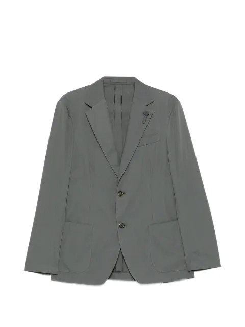 Lardini notch-lapel single-breasted blazer