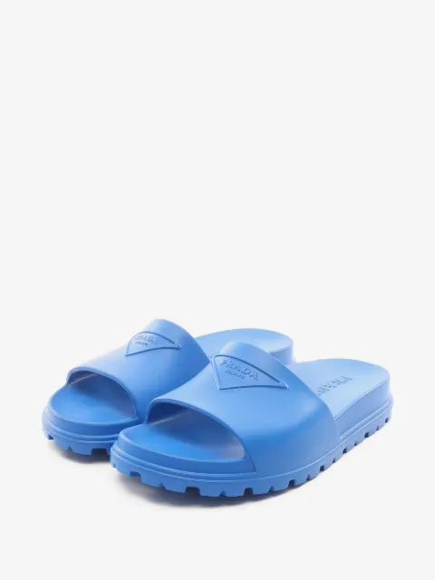 Prada Pre-Owned 2010s logo slides