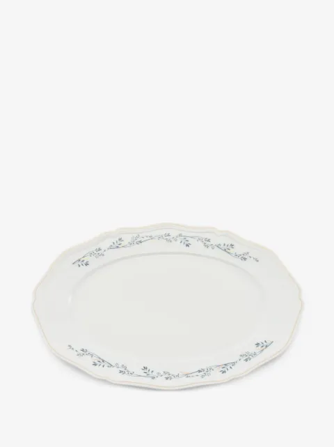 Van Cleef & Arpels Pre-Owned x Raynaud 2010s floral-print scalloped-edge serving dish