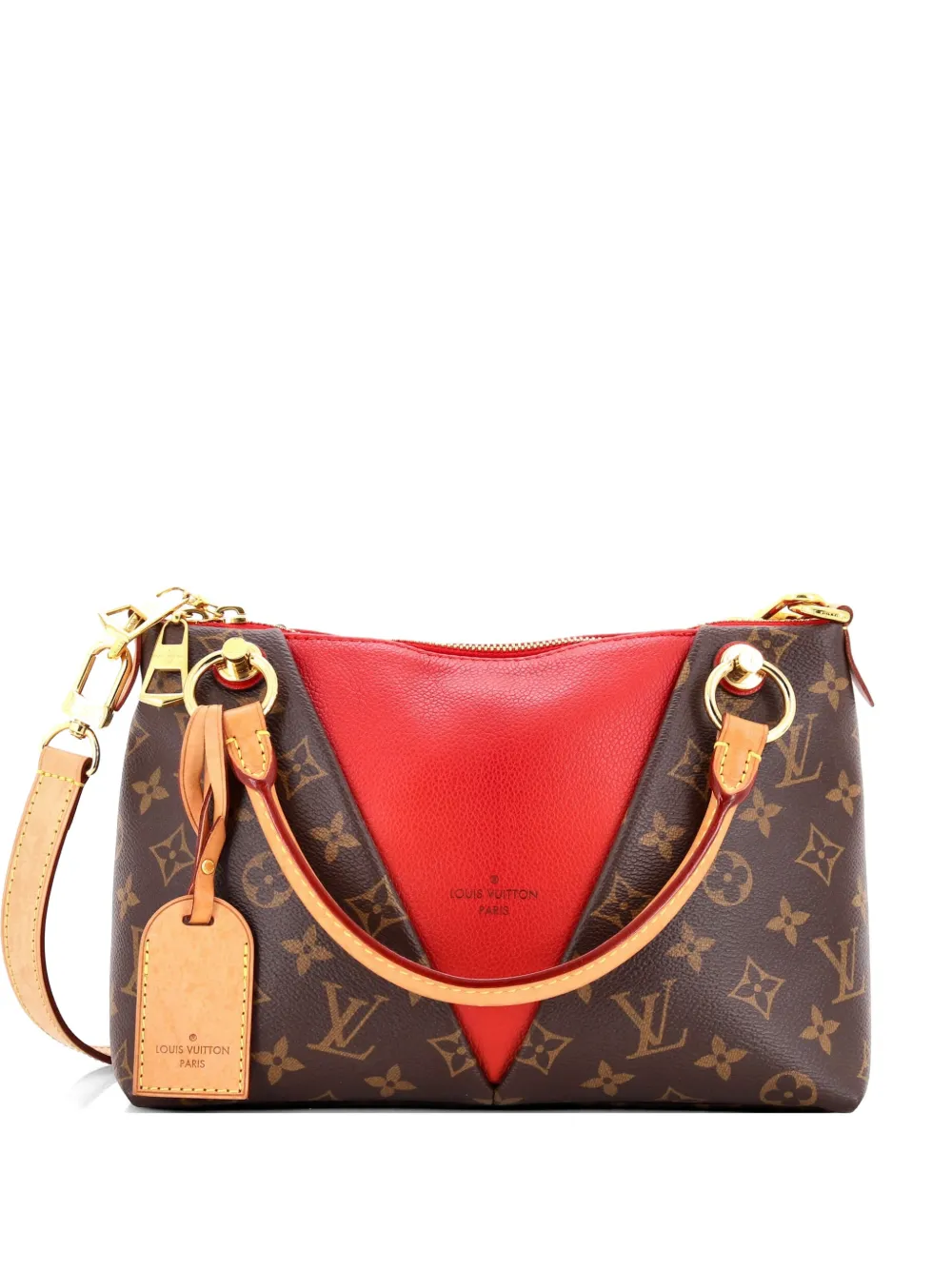 Louis Vuitton Pre-Owned V Monogram Canvas and Leather BB tote bag - Brown