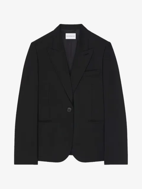 Givenchy однобортный пиджак с заостренными лацканами