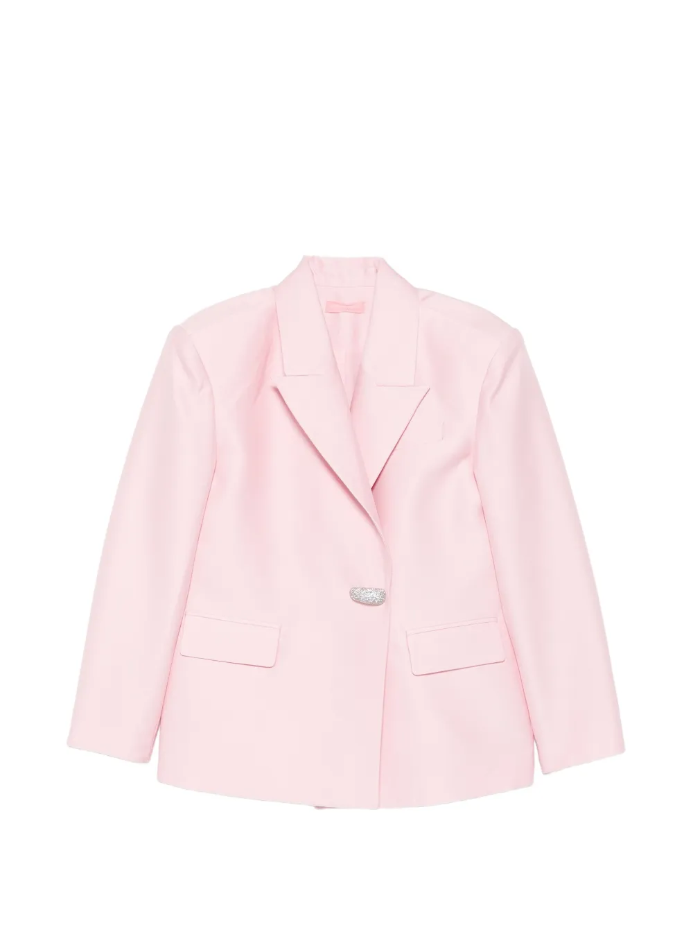TWENTY FOURHAITCH Marfa crystal-embellished oversized blazer - Rosa