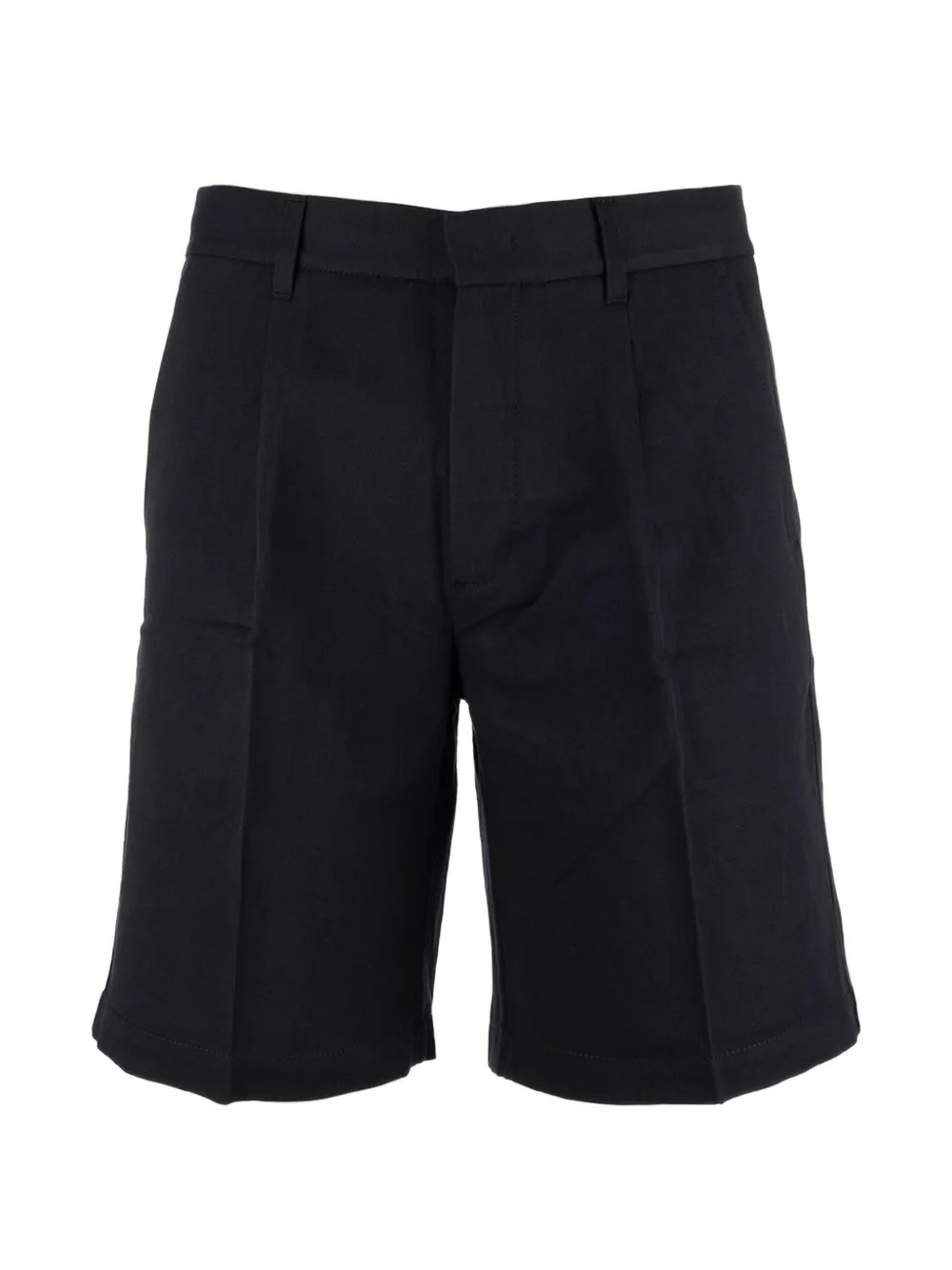 Alphatauri pleated-detail bermuda shorts - Black