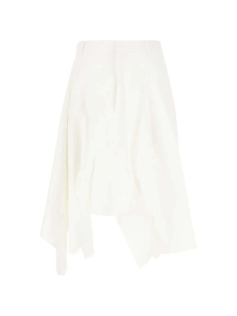 Niccolò Pasqualetti asymmetric draped shorts - Bianco