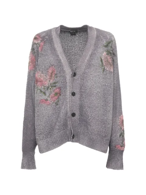 Avant Toi floral-embroidered cardigan