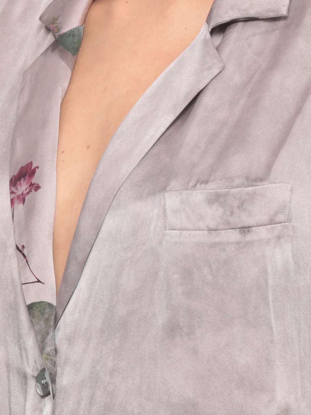 Avant Toi Blazer met bloemenprint Roze