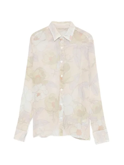Faliero Sarti Country floral-print semi-sheer shirt
