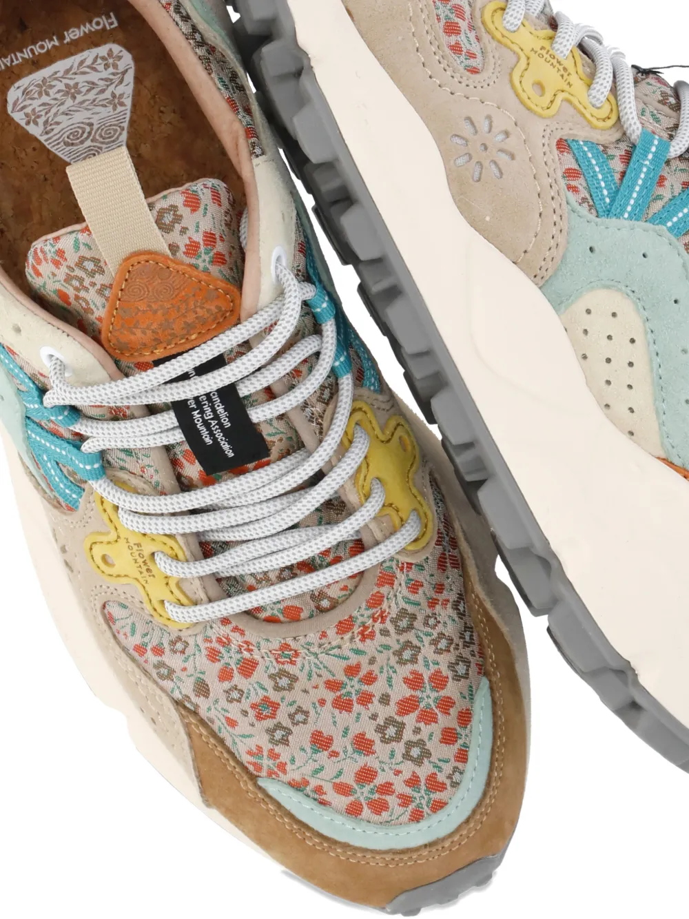 FLOWER MOUNTAIN Yamano 3 suede sneakers Beige