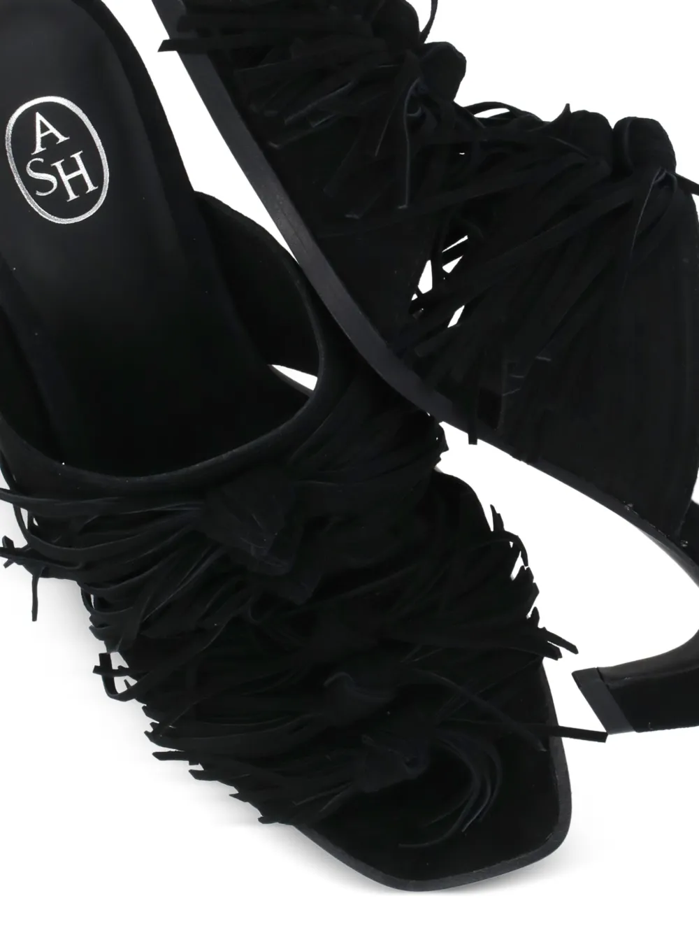 Ash Quincy mules Zwart