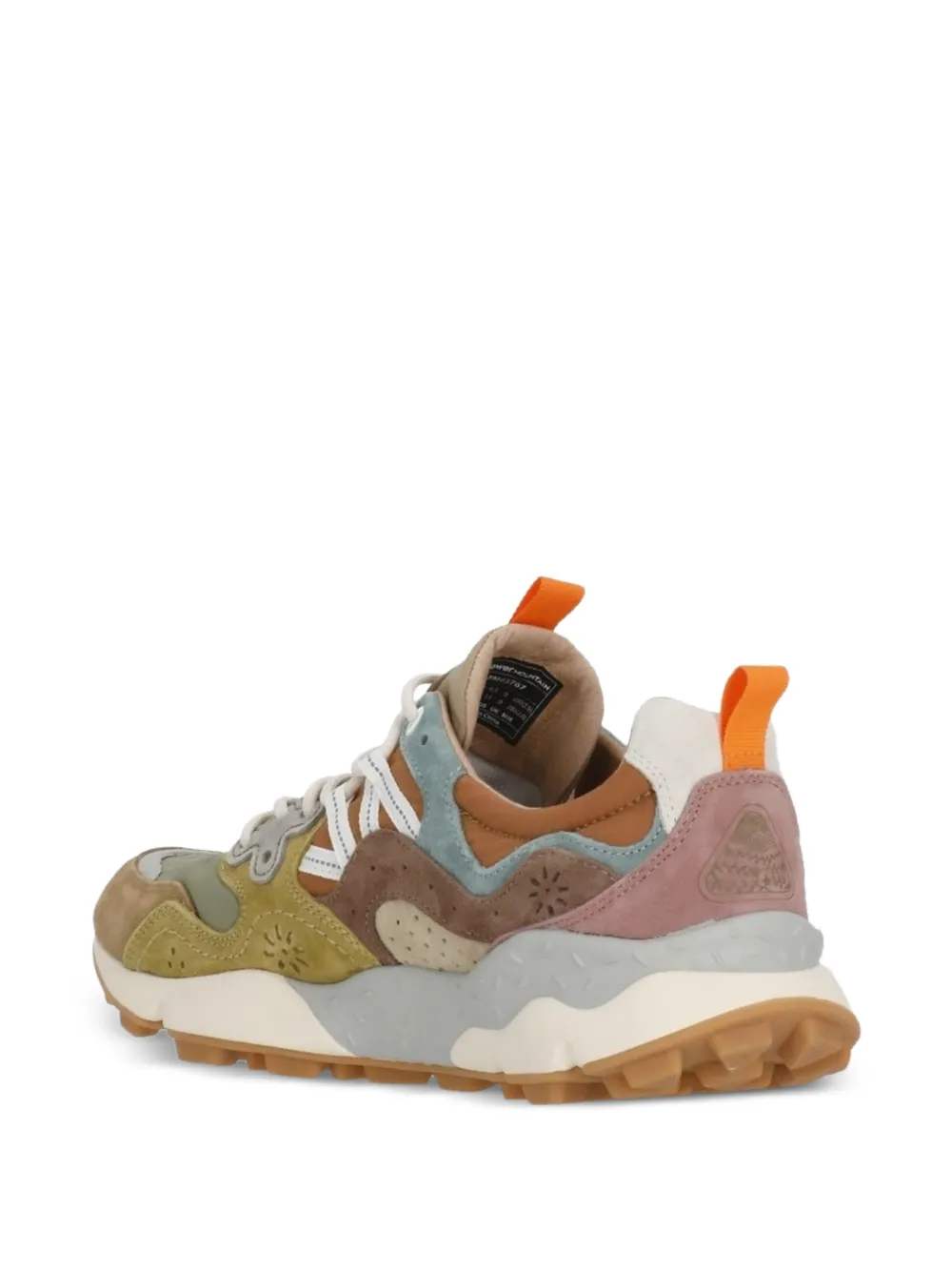 FLOWER MOUNTAIN Yamano 3 panelled sneakers Groen