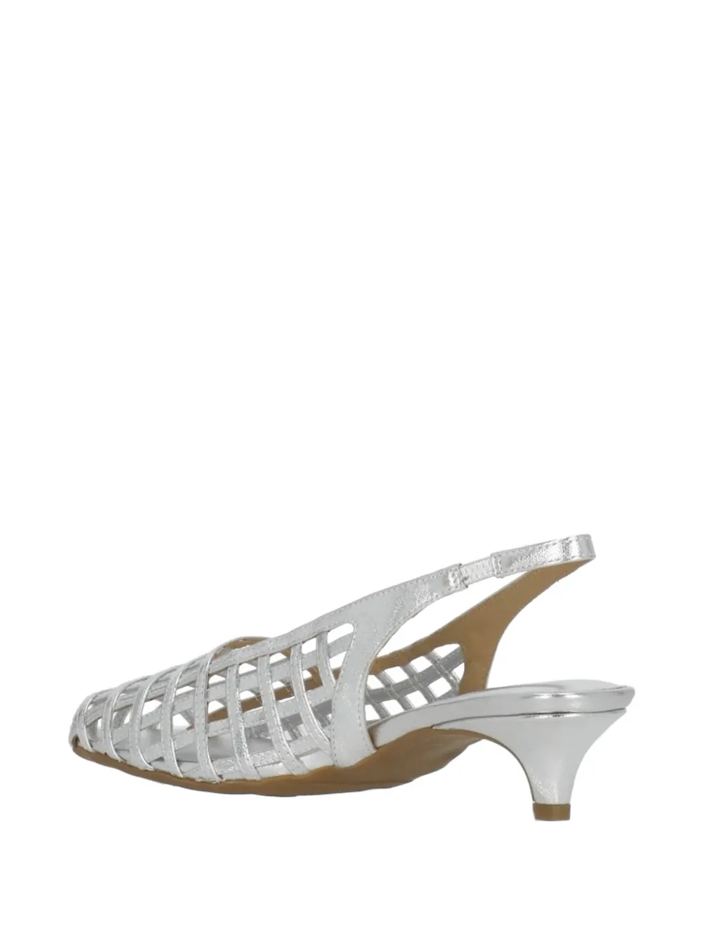 Ash 50mm Enji heeled pumps Zilver