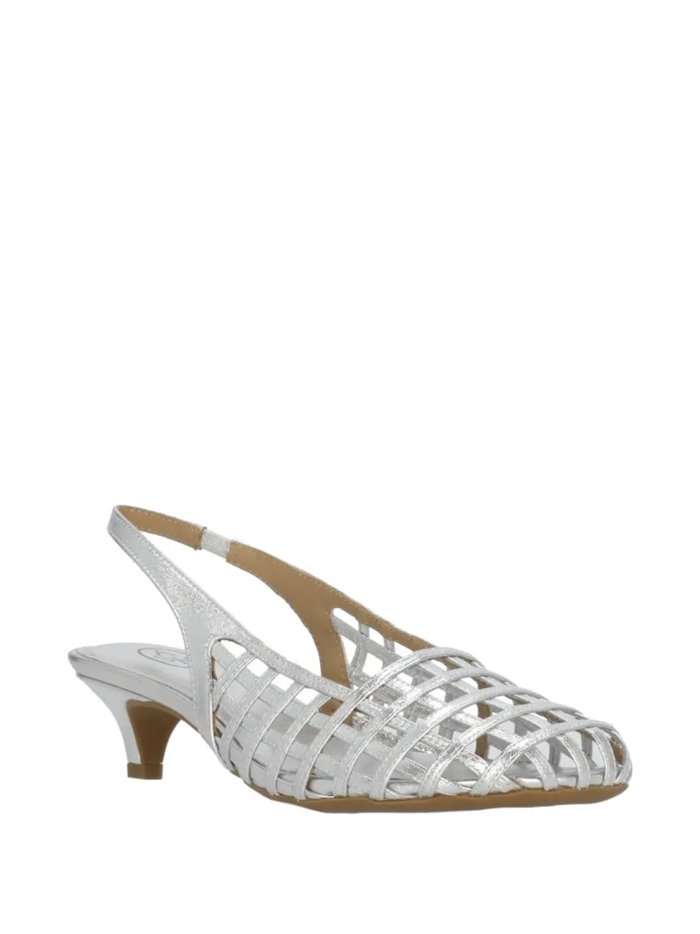 Ash 50mm Enji heeled pumps Zilver