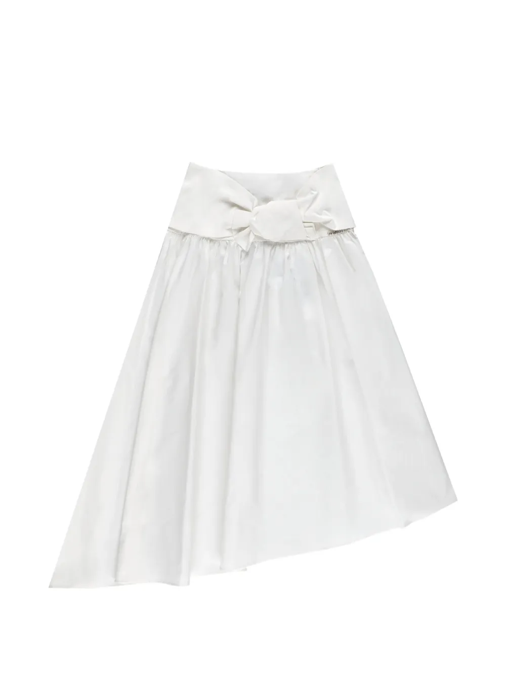 TWINSET Kids asymmetric skirt - Bianco