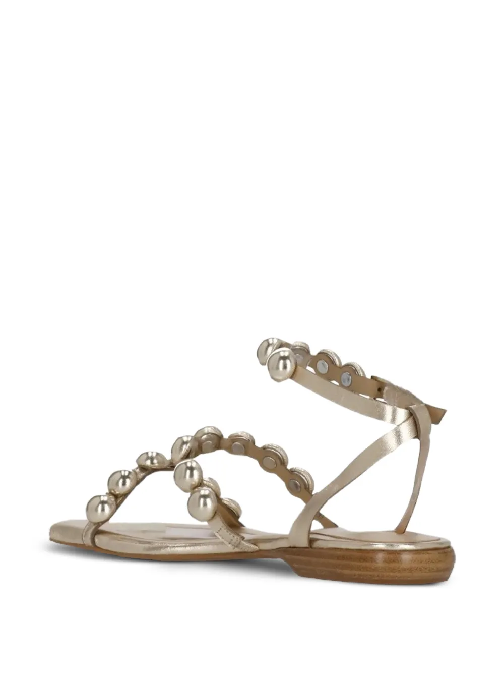 Ash Regy faux-pearl leather sandals Goud