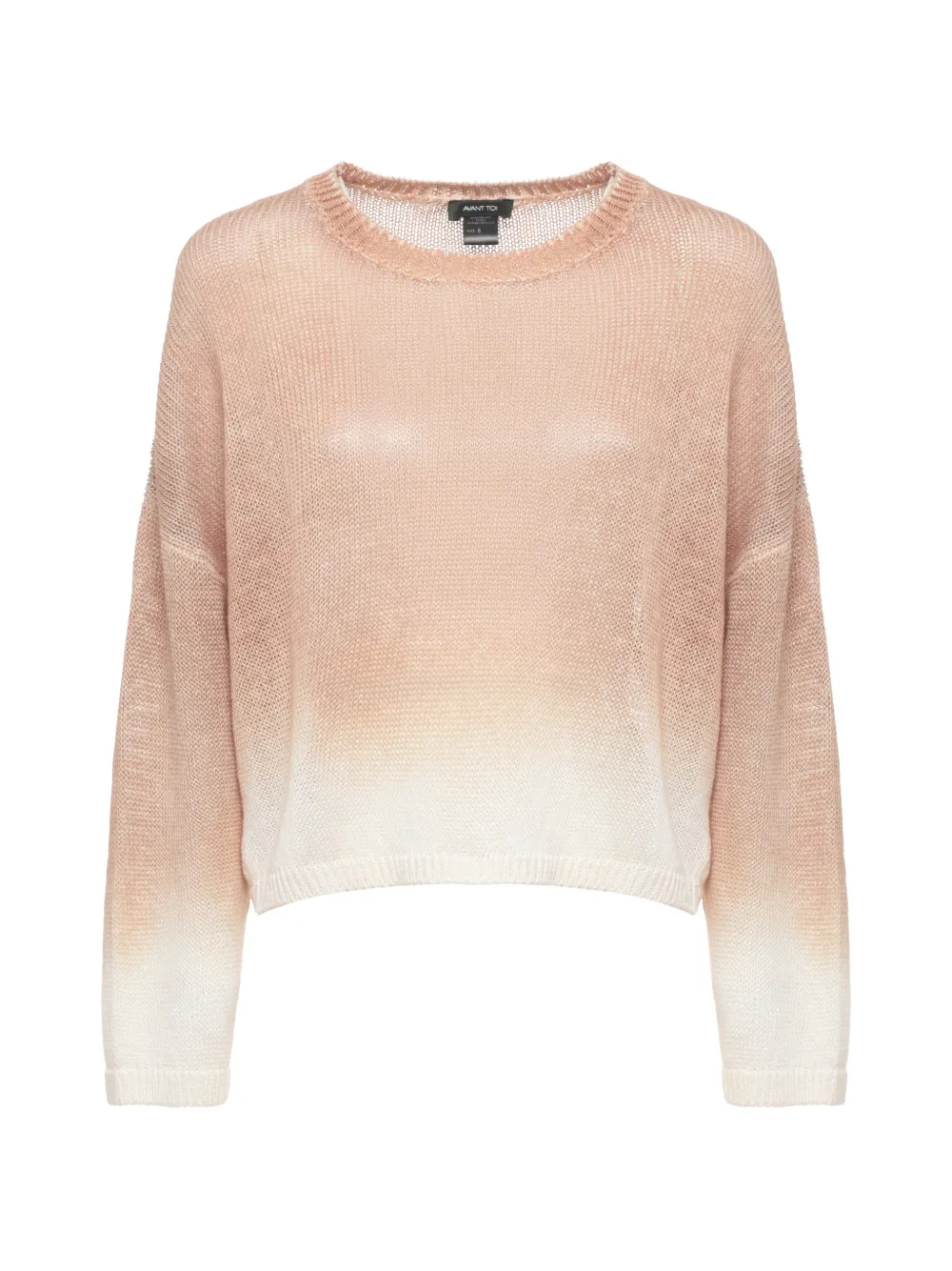 Avant Toi ombré-effect open-knit sweater - Pink