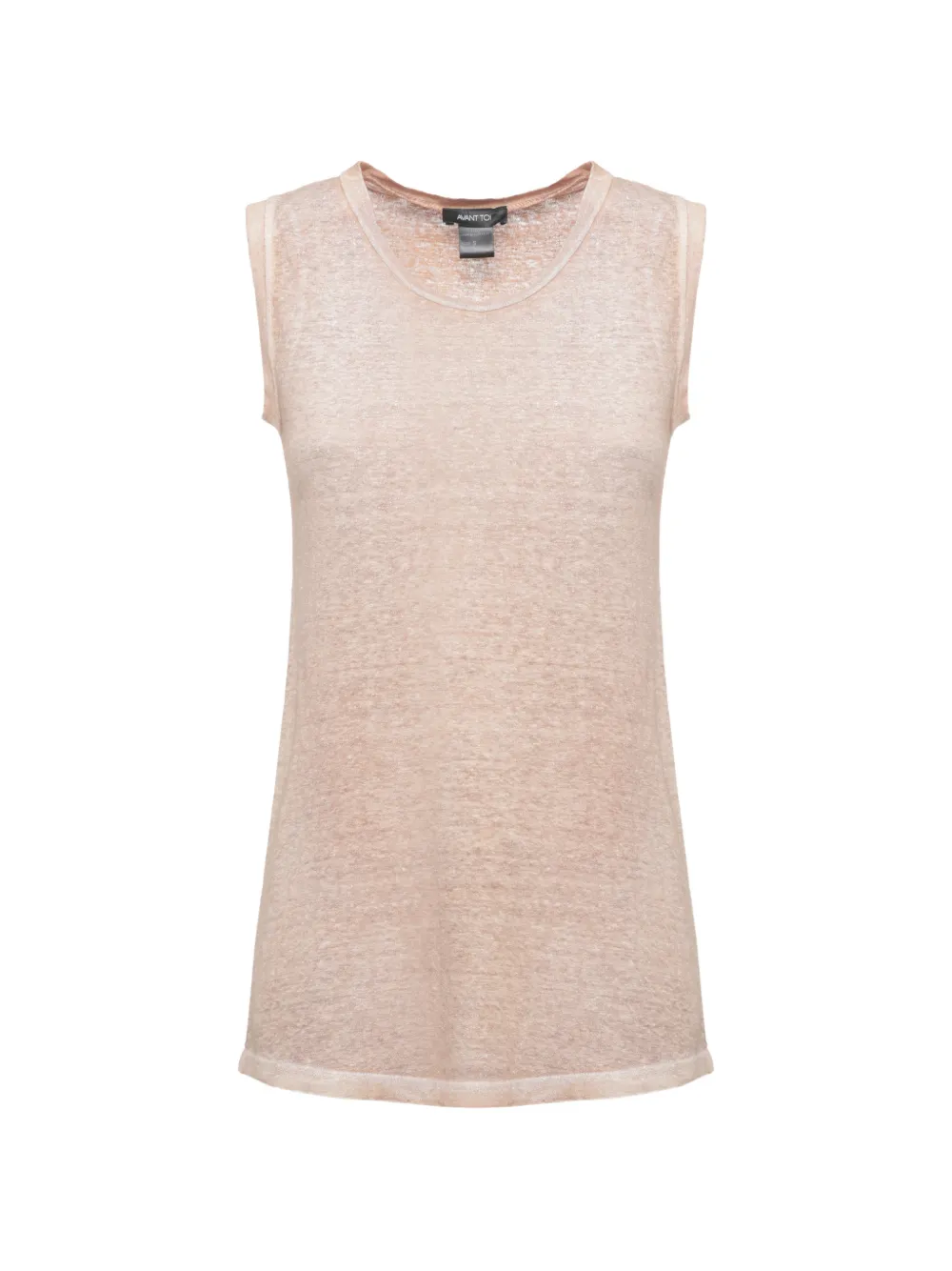 Avant Toi linen-knit sleeveless vest - Toni neutri