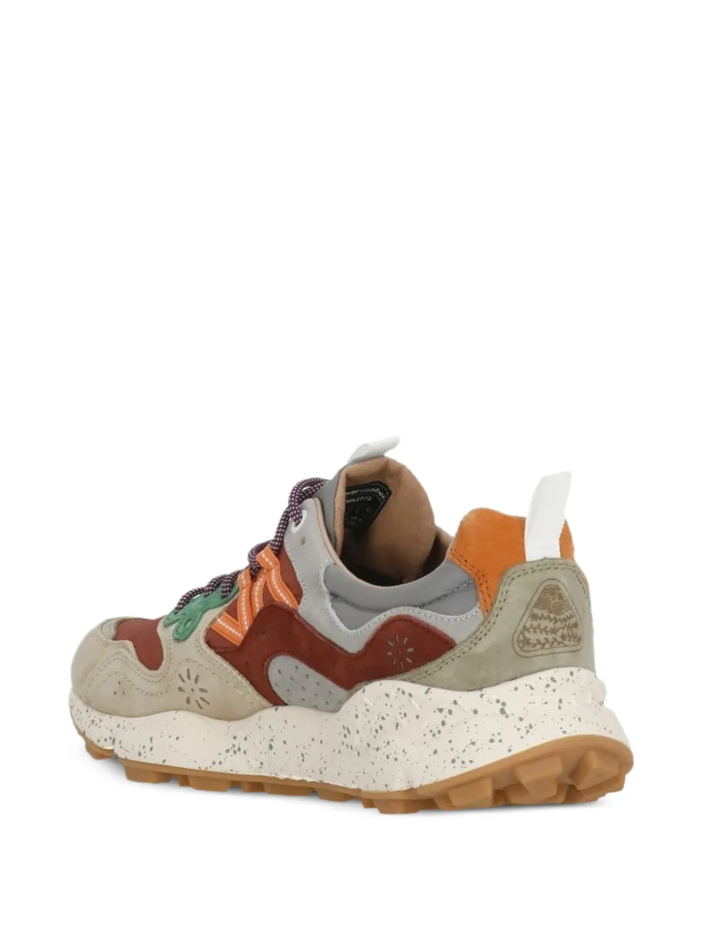 FLOWER MOUNTAIN Yamano 3 panelled sneakers Oranje
