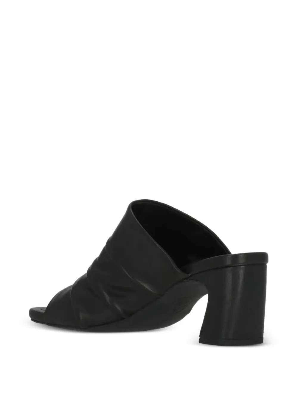 Ash Eva leather mules Zwart