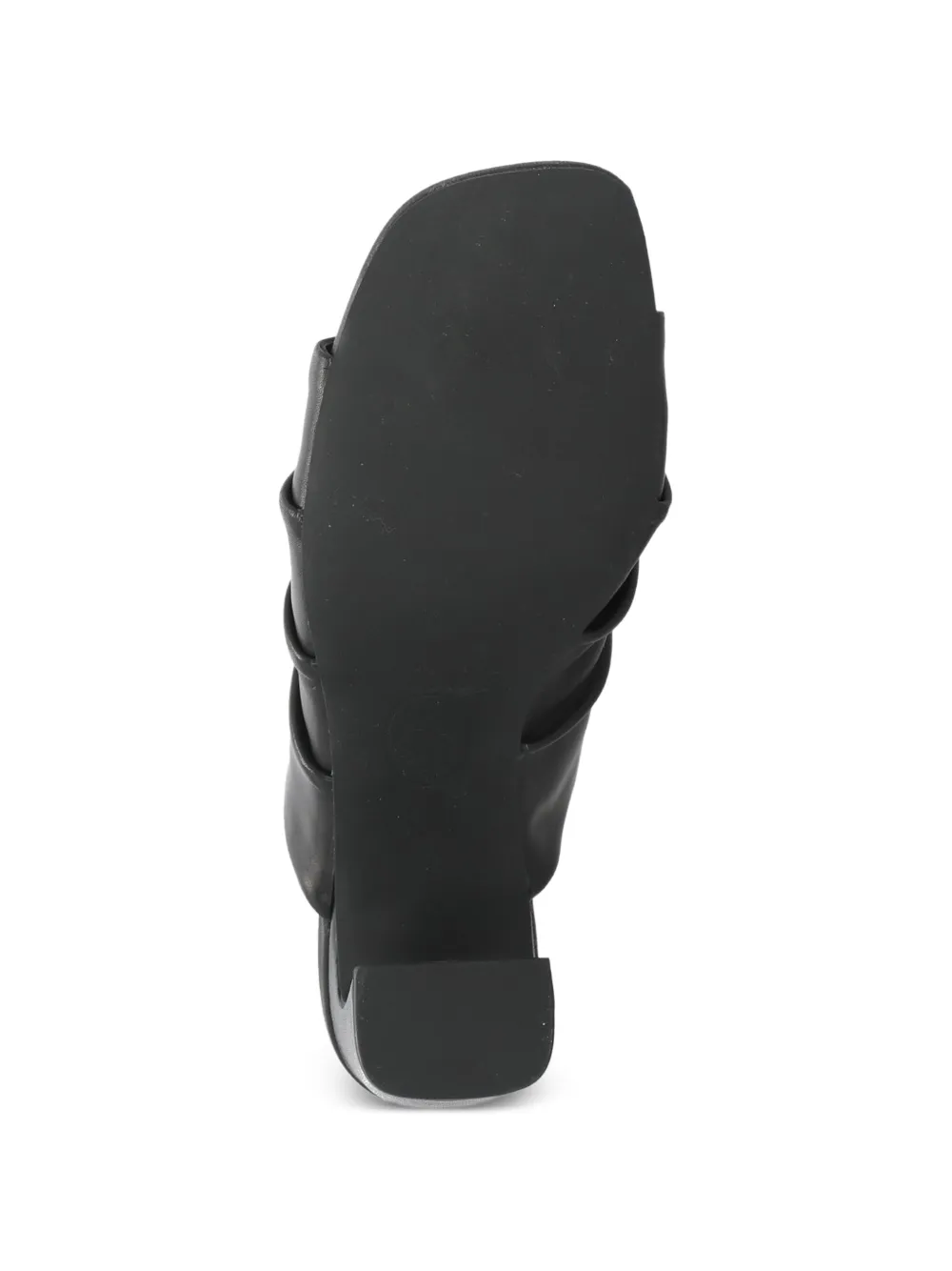 Ash Eva leather mules Zwart