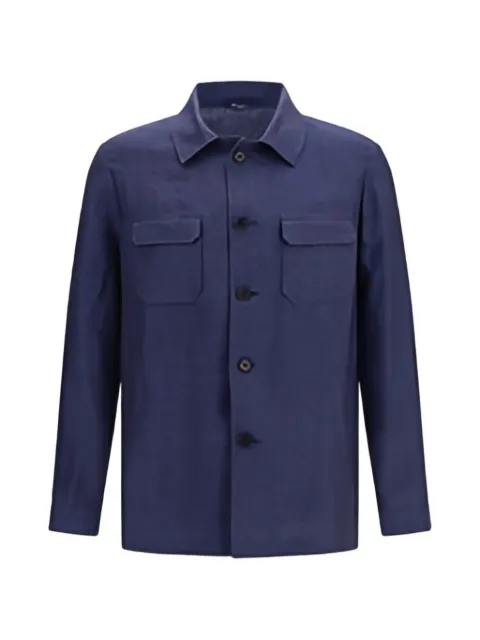 GI CAPRI button-up linen shirt